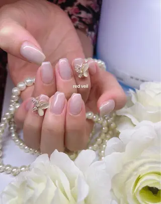 ショート ネイル 長さ出し専門 nynaのネイルデザイン