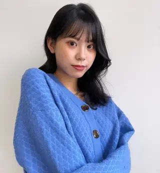 ミディアム カラー risako🇰🇷 韓国ヘア/レイヤーのヘアスタイル