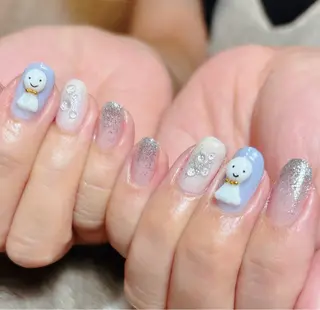ミディアム Nail tutu 【なつき】のネイルデザイン