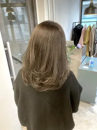 セミロング 新井 広樹のヘアスタイル