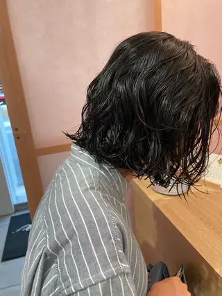 パーマ 上平 綾菜のヘアスタイル