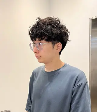 パーマ メンズ 吉川 陽菜のヘアスタイル