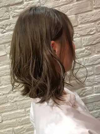ミディアム 松村　由莉香/ カラー/髪質改善のヘアスタイル