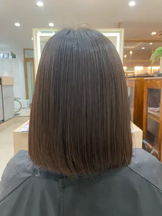 ミディアム 平野 利希菜のヘアスタイル