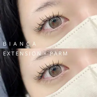 マツエク・マツパ 🌐　BIANCA endo 　🌐のマツエク・マツパデザイン