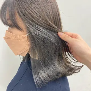 ミディアム 韓国レイヤー/ヘア カラー🎀ayamiのヘアスタイル