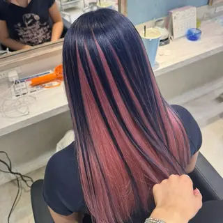 ロング カラー 🦋ブリーチカラー/ 専門Aya💖のヘアスタイル