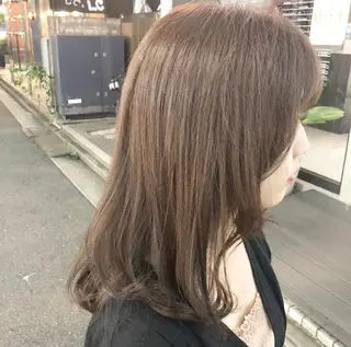 セミロング カラー かりん 🤍のヘアスタイル