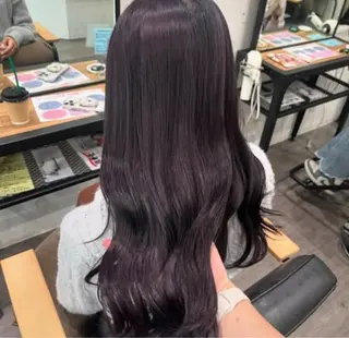 ロング カラー 生尾 虹水のヘアスタイル