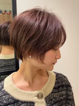 ショート ケリーズグリーン所属・ボブ/艶ハイトーン 森田/嵩士のヘアスタイル
