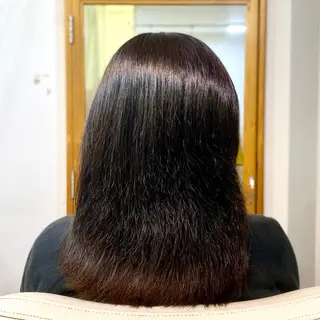 セミロング カラー CRADLE Takeuchiのヘアスタイル