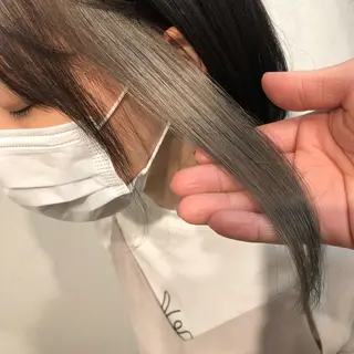 ミディアム カラー ムトウセイマ/艶髪 /艶ケアWブリーチのヘアスタイル