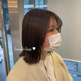 カラー ヘアアレンジ 𝙢𝙞𝙮𝙪🎀 girly hairのヘアスタイル