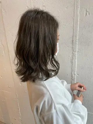 ミディアム カラー 小村 敏司のヘアスタイル