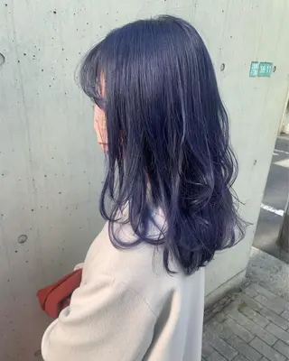 ロング カラー パーマ ヘアアレンジ メンズ マツエク・マツパ アイブロウ beauty: beast 中目黒店のヘアスタイル