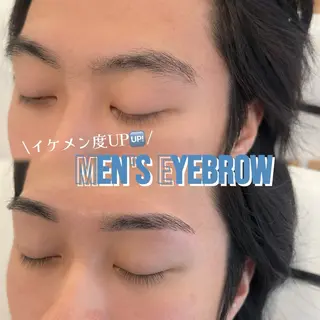 メンズ アイブロウ WHITEEYE堺東 店長/藁粥　明の眉毛・アイブロウイメージ