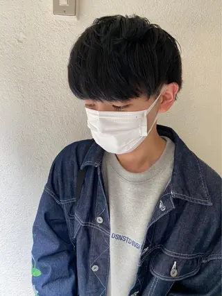 ショート カラー メンズ 小川 美奈のヘアスタイル