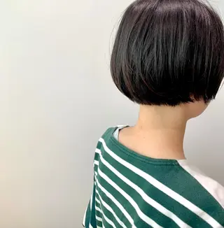 ショート カラー GO TODAY SHAiRE SALON 梅田店所属・柔らかくすみカラー ボブ/ショートのヘアスタイル