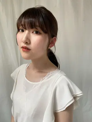 セミロング カラー アレンジ指名 no.1✨ｈａｋｏのヘアスタイル