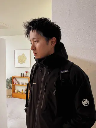 ショート メンズ メンズハイトーン/栄 /イトウタケルのヘアスタイル