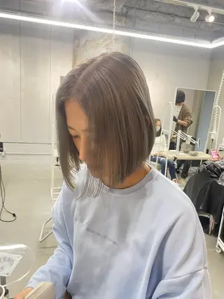 ショート カラー qulim所属・前橋 姫奈のヘアスタイル