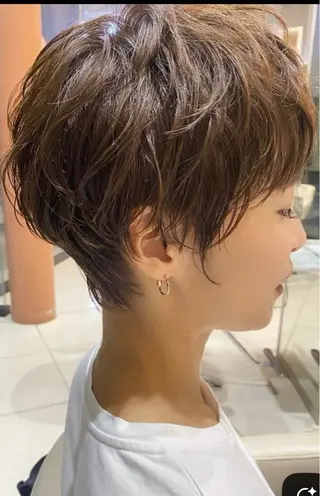 ショート KINGDOMアルーア店所属・KINGDOM 萩原あかねのヘアスタイル