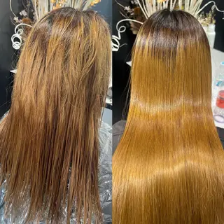 ロング パーマ 髪質改善∕艶髪∕ マンツーマン施術のヘアスタイル
