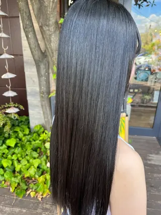 カラー 🩶韓国艶髪🇰🇷 下本夕綺のヘアスタイル