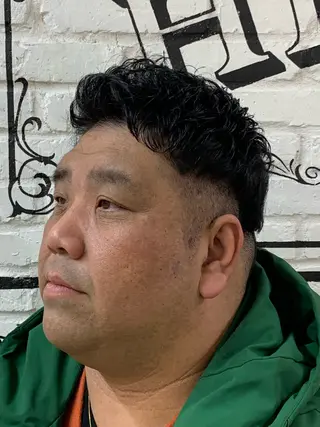 パーマ メンズ 小野 友誠のヘアスタイル