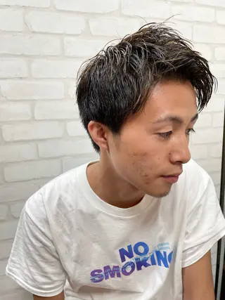 ショート カラー メンズ 🔅PARS bis Futaba🔆のヘアスタイル