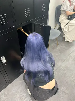 ロング カラー 韓国ヘア🖤/透明感 shihoのヘアスタイル