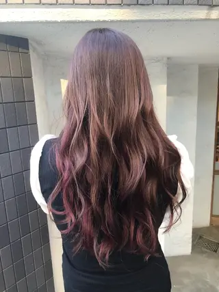 カラー FUJINO RYOのヘアスタイル