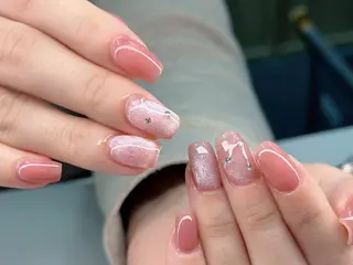 ネイル ココナッツネイル つきえ❄️🫧のネイルデザイン