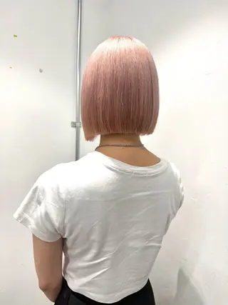 ショート pia/リサコ ボブ/縮毛のヘアスタイル