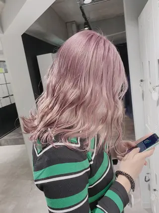 ミディアム カラー esu天満所属・esu 天満のヘアスタイル