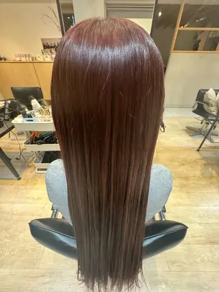ロング カラー ＼ブリーチ頑張る れれ／のヘアスタイル