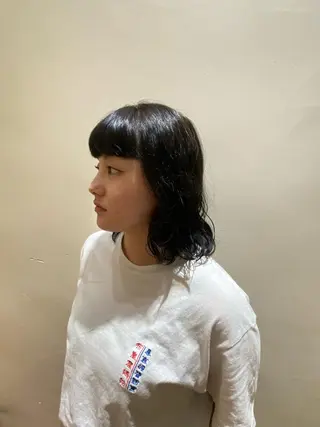 ミディアム カラー C-LOOP UNITED ATELIER所属・阿南 結実のヘアスタイル