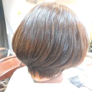 ショート youres  hair  髪質改善トリートメント&ヘッドスパ新宿三丁目店所属・髪質改善 芝井千晶のヘアスタイル