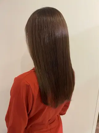 セミロング カラー レイヤー/お顔まわり 暖色カラー🍑Amiのその他イメージ