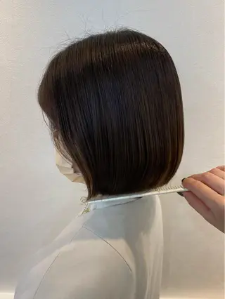 ショート Rinka/梅田/ 透け感カラー🤎のヘアスタイル