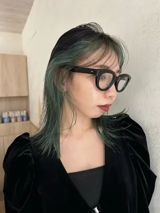 ミディアム カラー Sora/レイヤー/ 似合わせカラー🤎のヘアスタイル