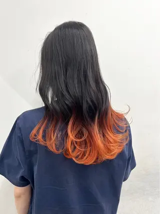 ロング カラー パーマ 巻けるケア縮毛矯正✨ ケアカラー✨山下のヘアスタイル