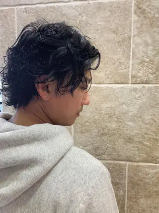 ショート パーマ ヘアアレンジ メンズ 《Zina札幌大通》 Hinano🐻のヘアスタイル