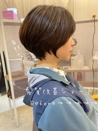 ショート ✂ショート・ボブ専門 顔型診断✂奥田裕仁のヘアスタイル