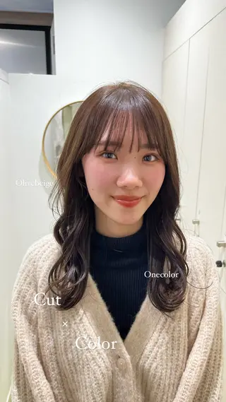 セミロング Aman  D'or所属・ショート/ボブ/東 千耀のヘアスタイル