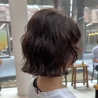 ショート パーマ ボブ/ショート/ パーマ/shinのヘアスタイル