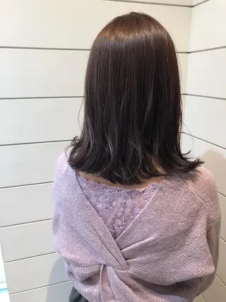 ミディアム カラー 渋谷/韓国風 西原直樹のヘアスタイル