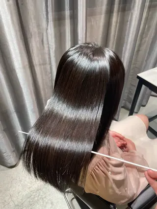 セミロング 縮毛矯正/髪質改善 ヒカルのヘアスタイル