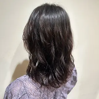 ミディアム パーマ 👒oikawa kaede🍃のヘアスタイル