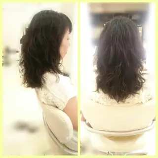 ロング パーマ Hair VERDEのヘアスタイル